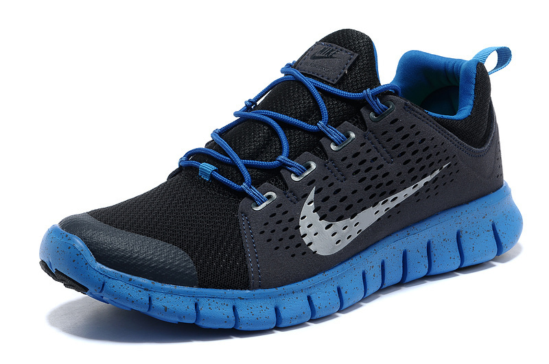 Hot Nike Free3.0 Women Shoes Black/Blue